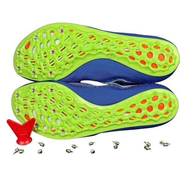 Nike Zoom Ja Fly 4 Mens Size 13 Track & Field Sprint Spikes Racer Blue New - Picture 7 of 8